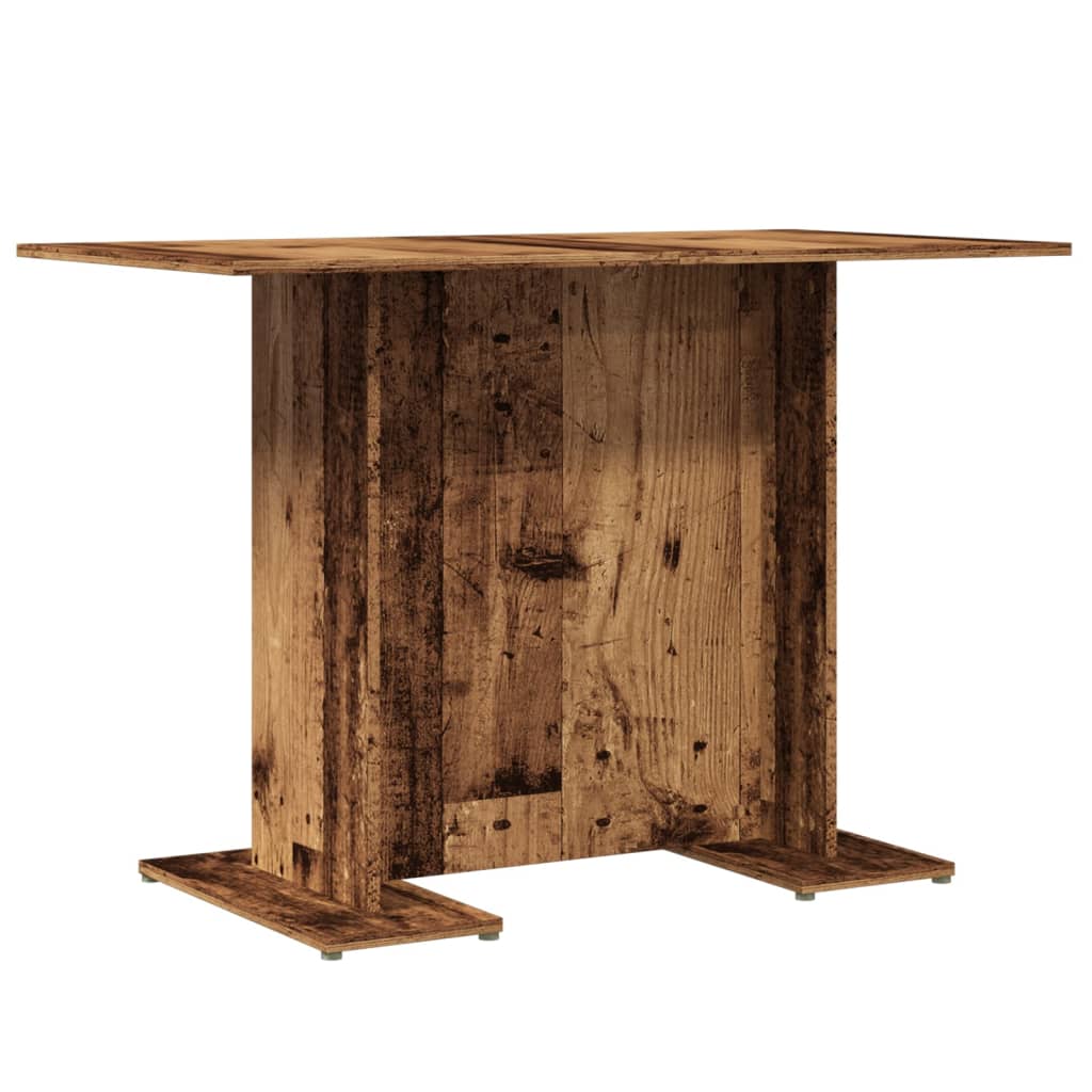 Kitchen table, old wood, 110x60x75 cm, processed wood