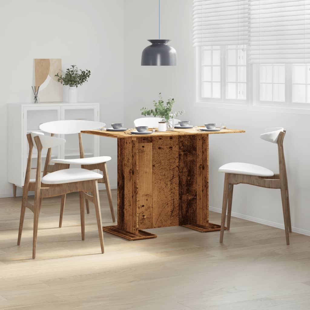 Kitchen table, old wood, 110x60x75 cm, processed wood