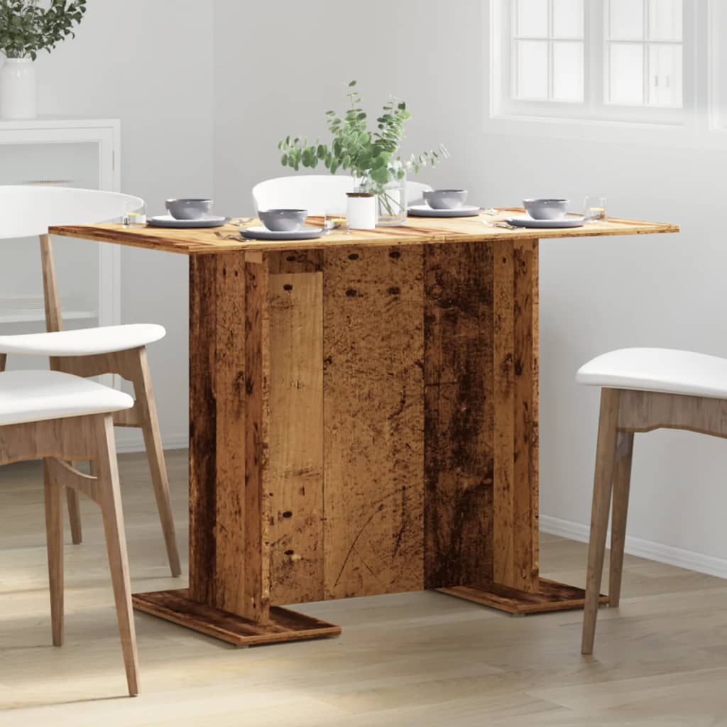 Kitchen table, old wood, 110x60x75 cm, processed wood