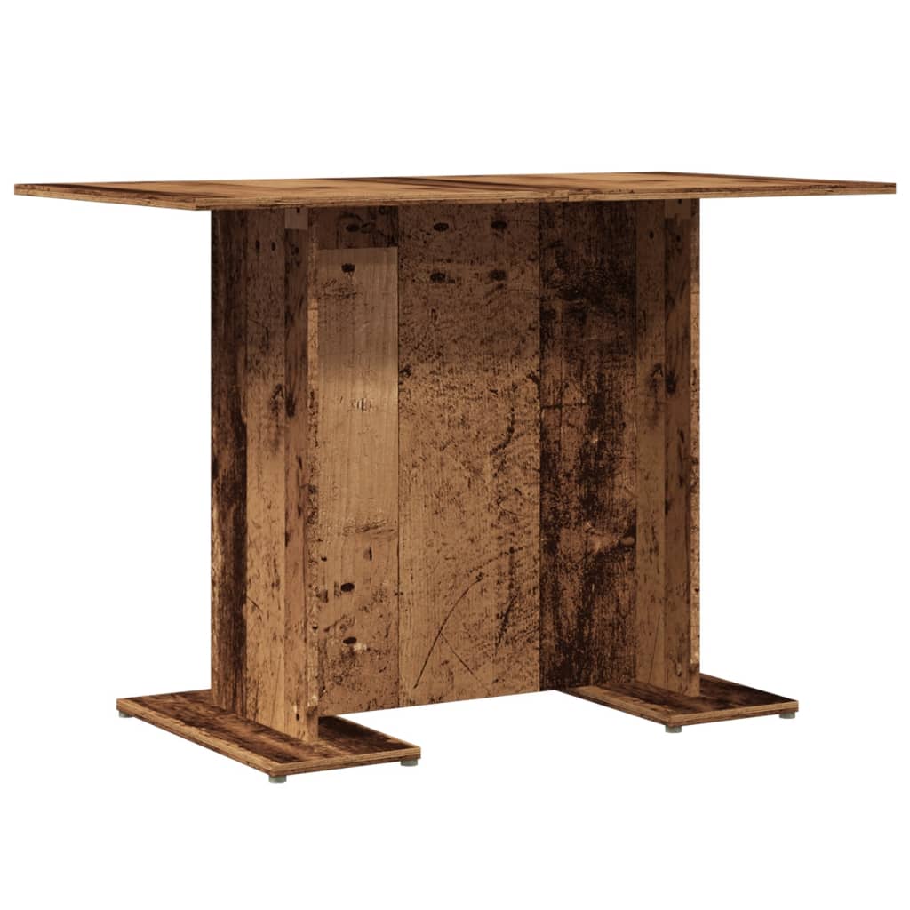 Kitchen table, old wood, 110x60x75 cm, processed wood