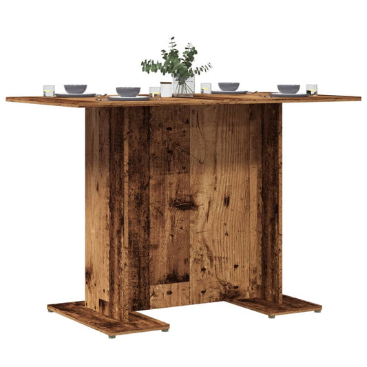 Kitchen table, old wood, 110x60x75 cm, processed wood