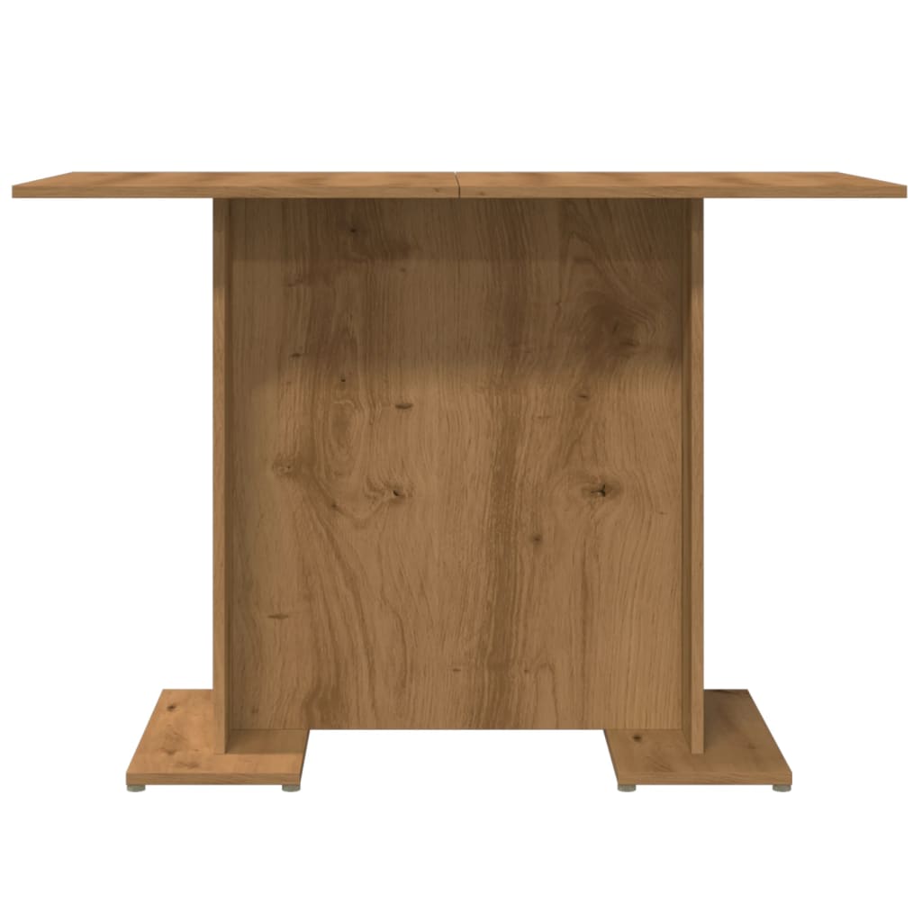 Kitchen table, handcrafted oak, 110x60x75 cm, processed wood