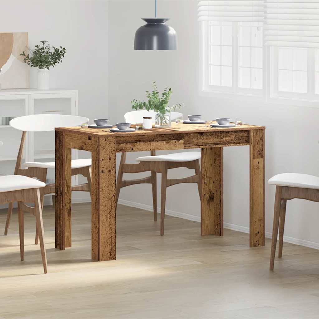 Kitchen table, old wood, 120 x 60 x 76 cm, chipboard