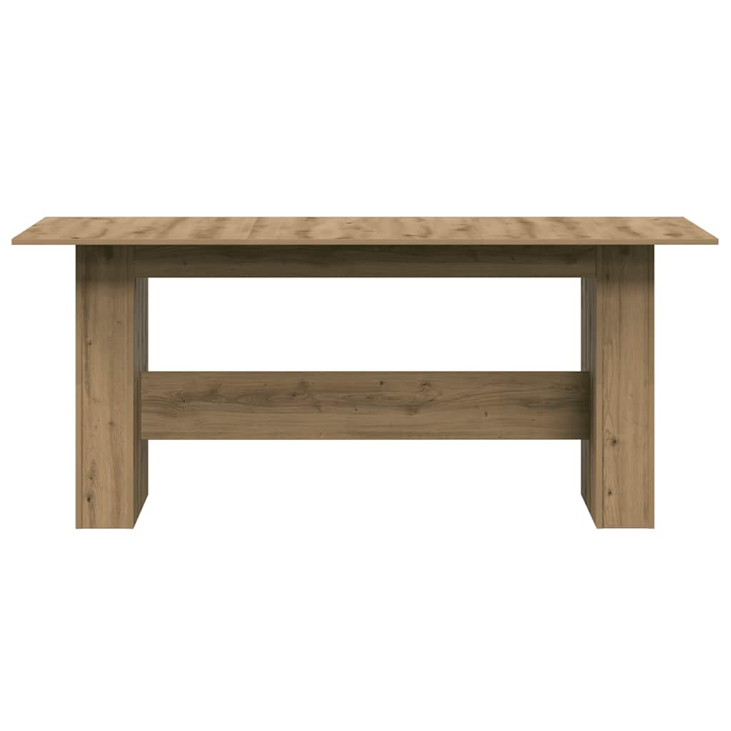 Kitchen table, Handcrafted oak 180x90x76 cm processed wood