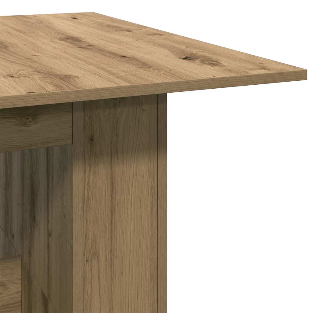 Kitchen table, Handcrafted oak 180x90x76 cm processed wood