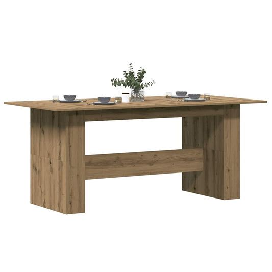 Kitchen table, Handcrafted oak 180x90x76 cm processed wood