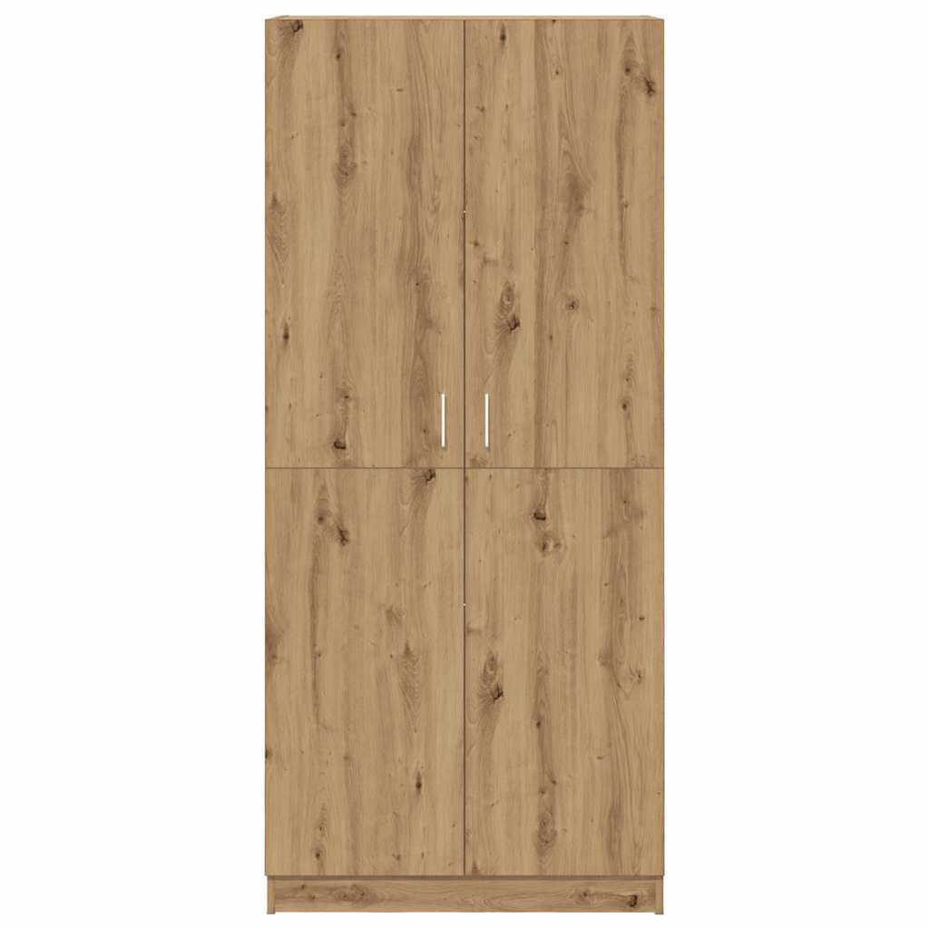 Wardrobe, handcrafted oak, 80x52x180 cm, processed wood