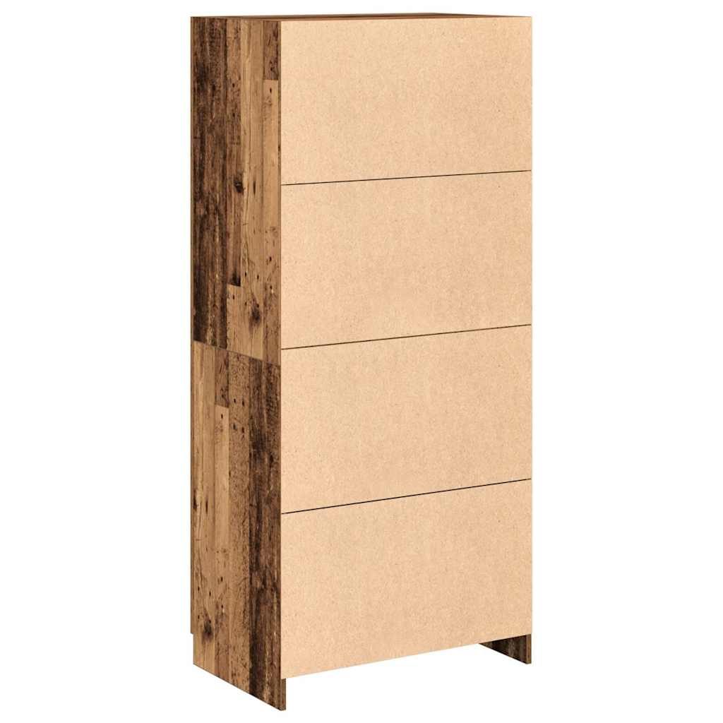 Wardrobe, Old wood, 90x52x200 cm, Chipboard