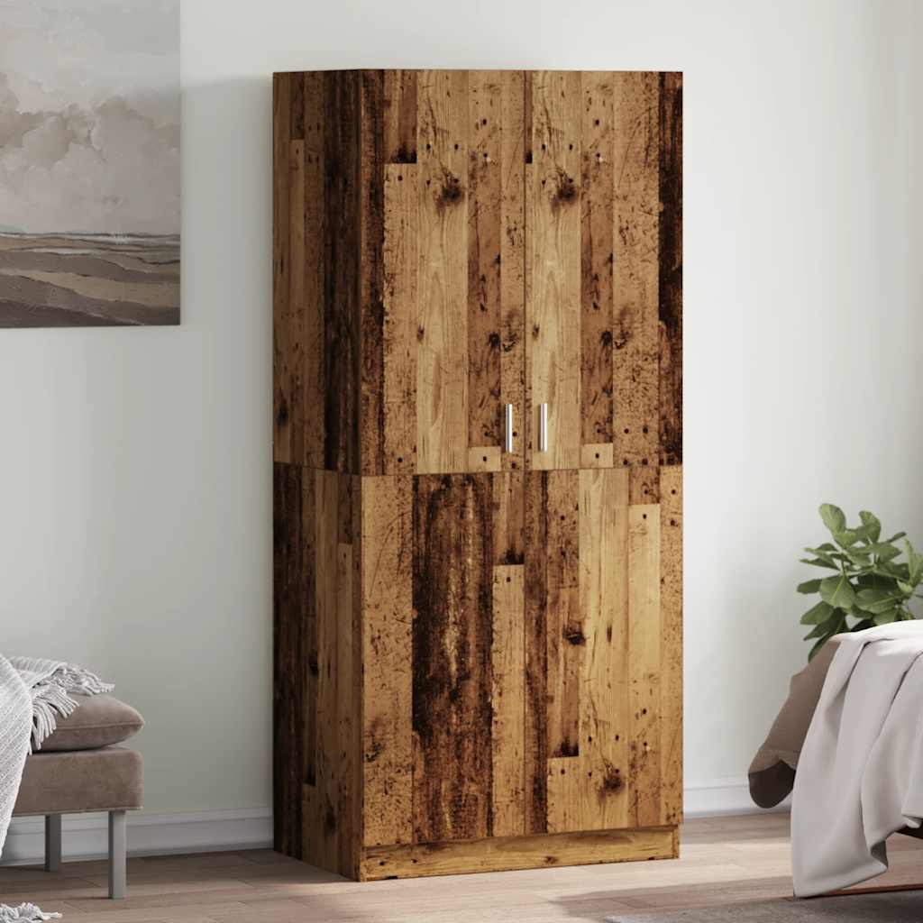 Wardrobe, Old wood, 90x52x200 cm, Chipboard