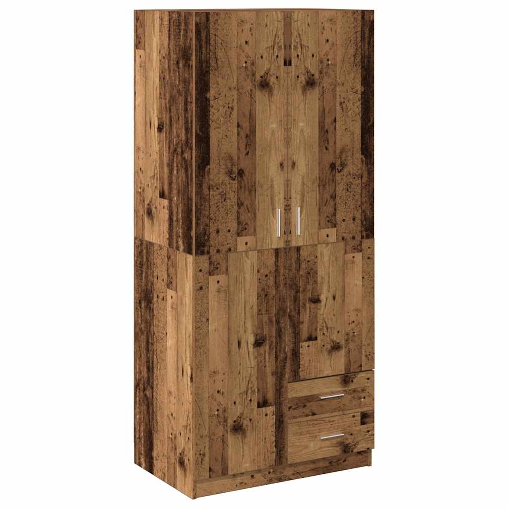 Wardrobe, Old wood, 80x52x180 cm, processed wood