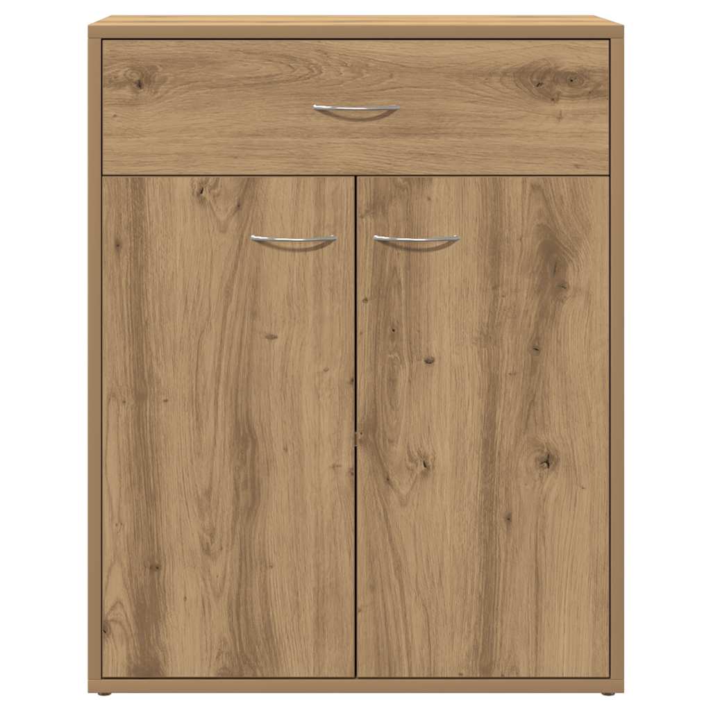 Cabinet, handcrafted oak, 60x30x75 cm, processed wood