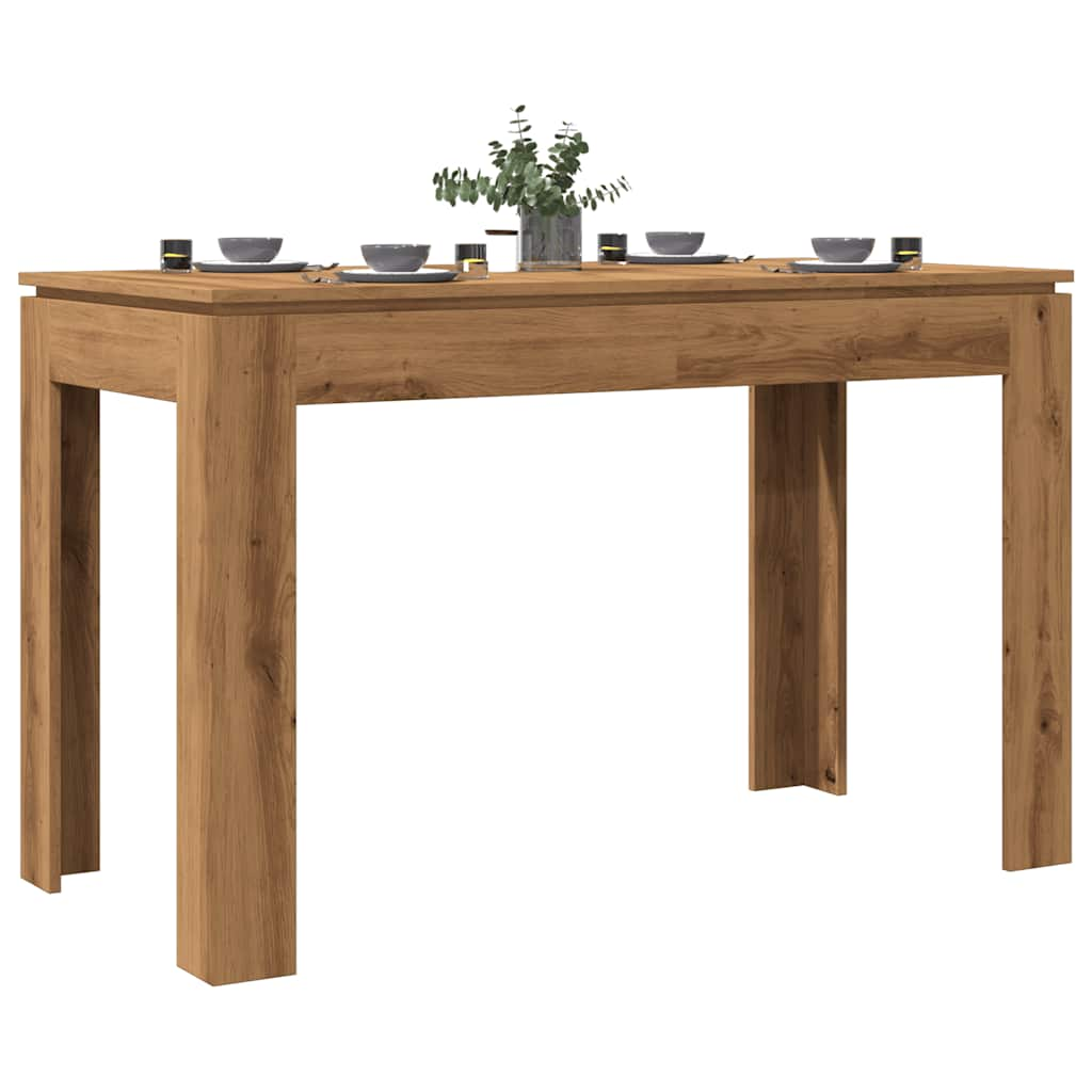 Kitchen table, Handcrafted oak 120x60x76 cm processed wood