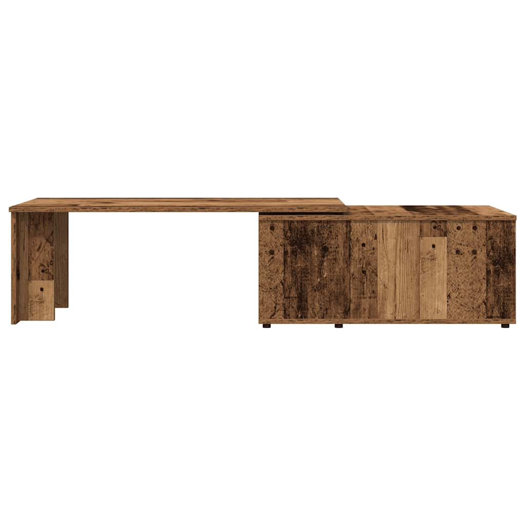 Coffee table, old wood, 150 x 50 x 35 cm, chipboard