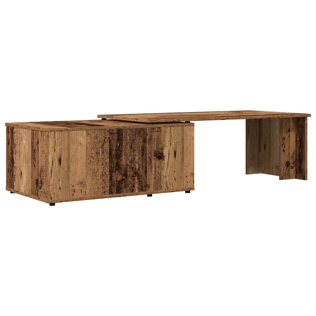 Coffee table, old wood, 150 x 50 x 35 cm, chipboard