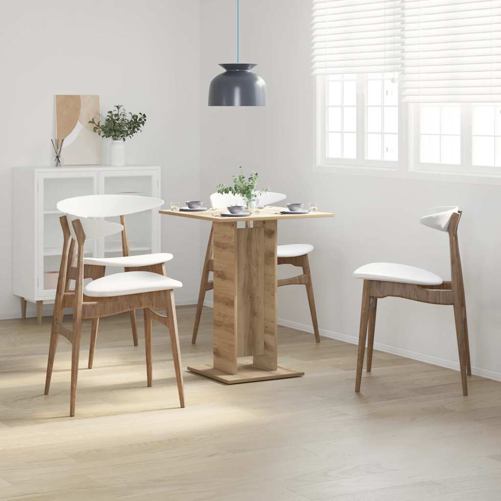 Bistro table, Artisanal oak, 60 x 60 x 75 cm, Chipboard