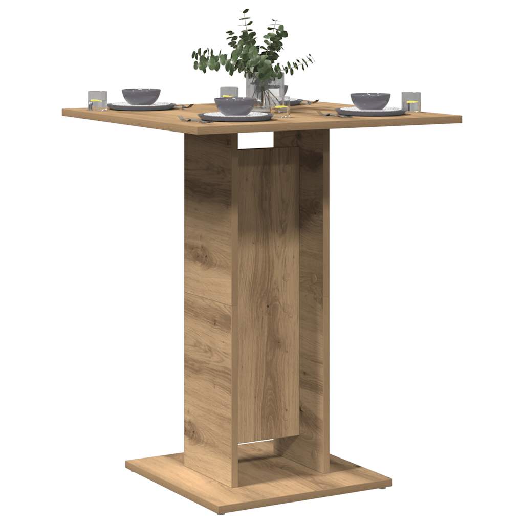 Bistro table, Artisanal oak, 60 x 60 x 75 cm, Chipboard