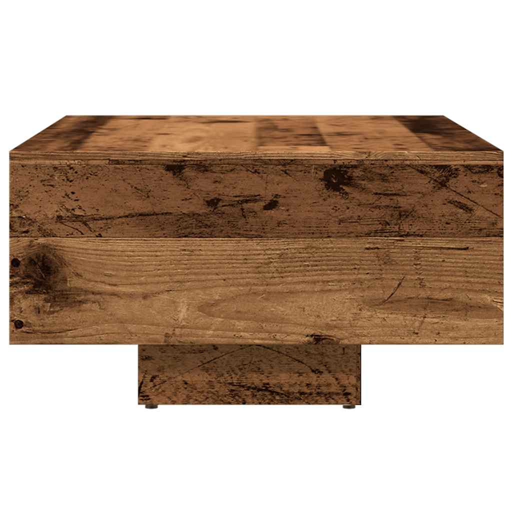 Coffee table, old wood, 85x55x31 cm, processed wood