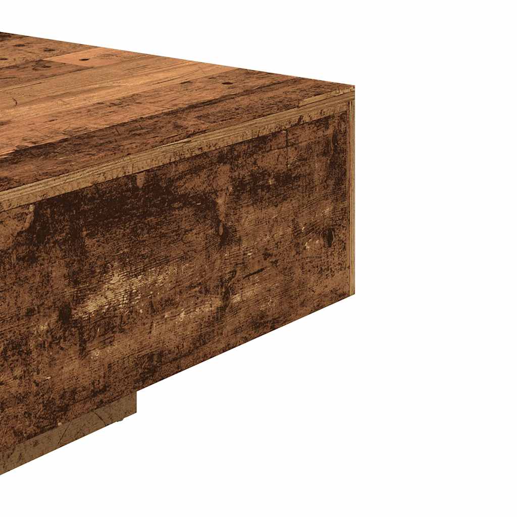 Coffee table, old wood, 85x55x31 cm, processed wood