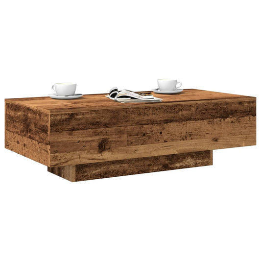 Coffee table, old wood, 100x49.5x31 cm, processed wood