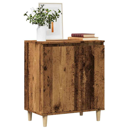 Old wooden sideboard 60x35x70 cm made of processed wood