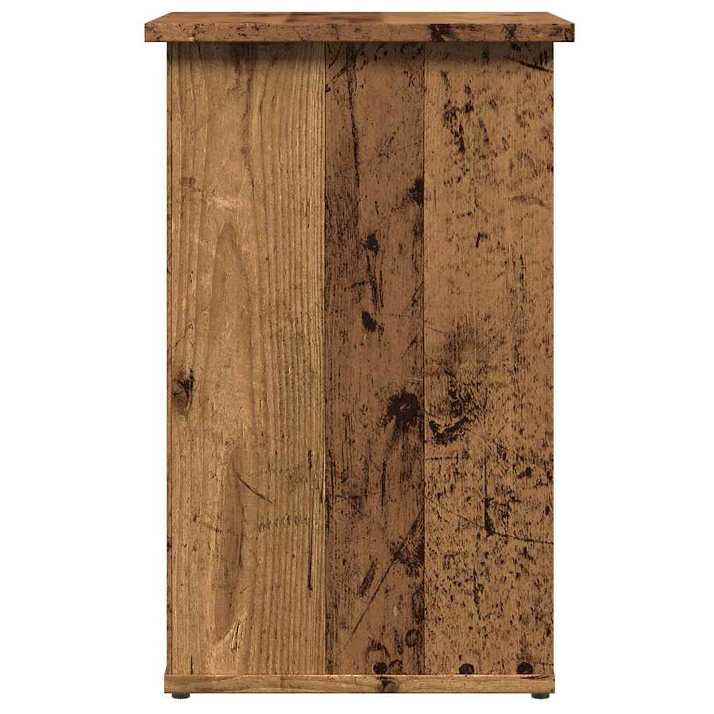 Cabinet, old wood, 35x35x55 cm, processed wood