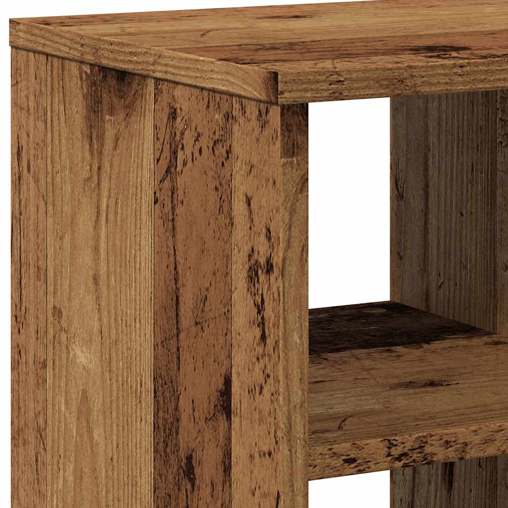 Side table, old wood, 50x30x50 cm, chipboard