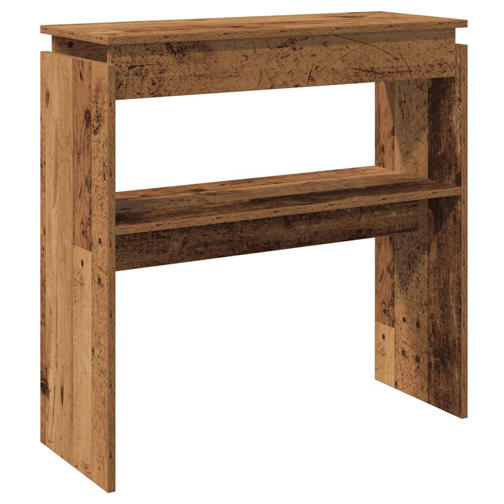 Console table, old wood, 80x30x80 cm, chipboard