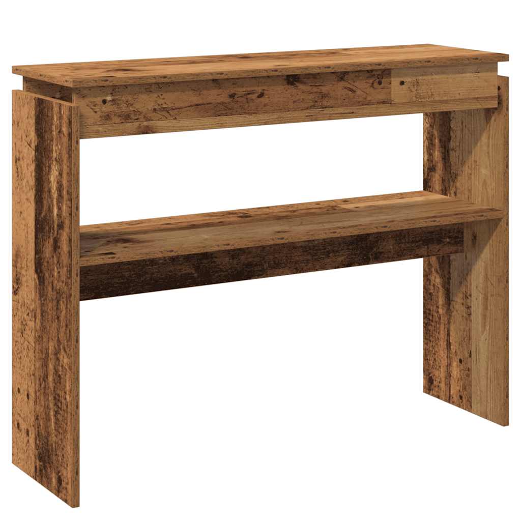 Console table, old wood, 80x30x102 cm, chipboard