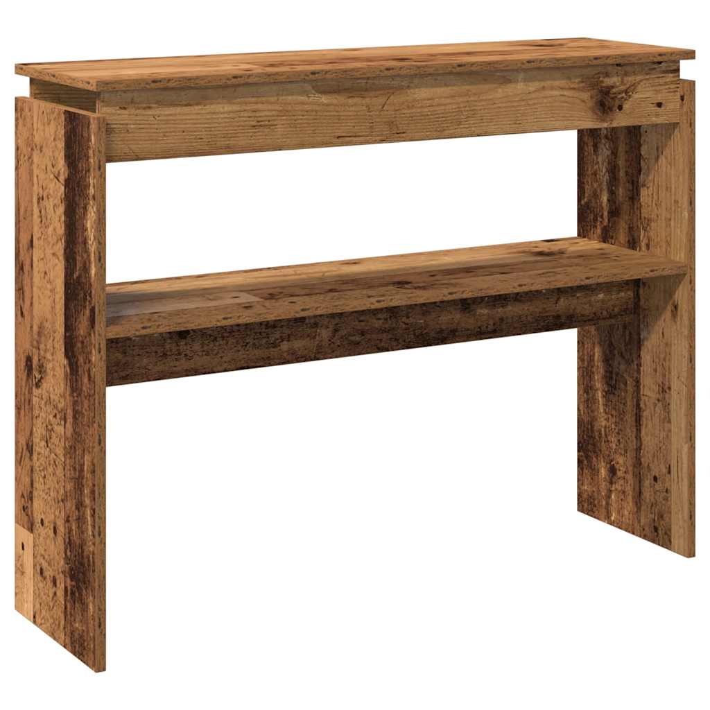 Console table, old wood, 80x30x102 cm, chipboard