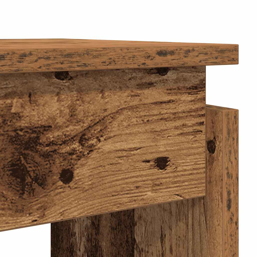 Console table, old wood, 80x30x102 cm, chipboard