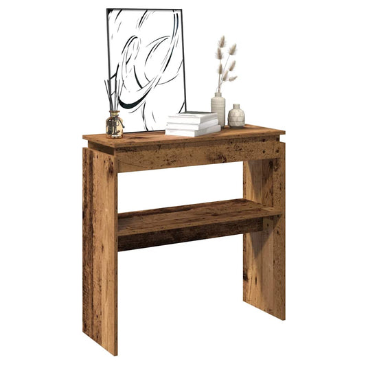 Console table, old wood, 80x30x102 cm, chipboard