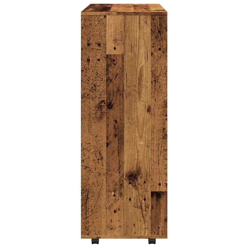 Wardrobe, old wood, 80x40x110 cm, processed wood