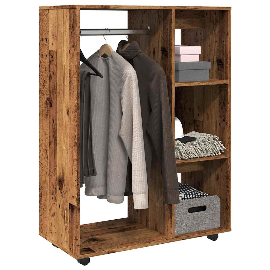 Wardrobe, old wood, 80x40x110 cm, processed wood