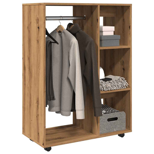 Wardrobe, handcrafted oak, 80x40x110 cm, processed wood