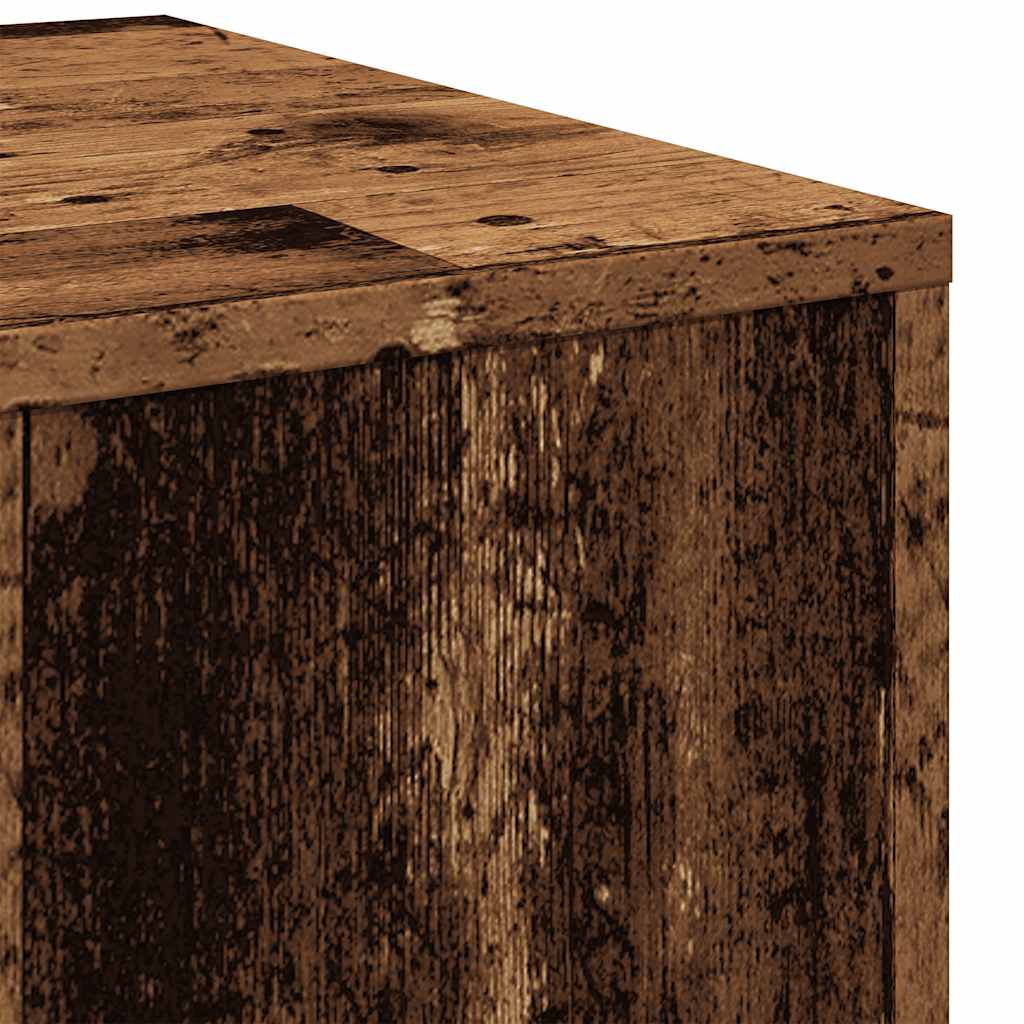 Side tables, 3 pcs., old wood, processed wood