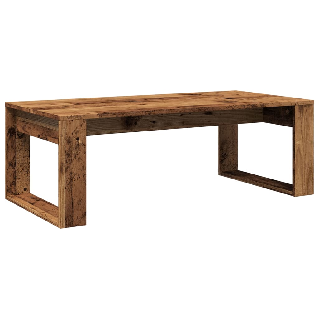 Coffee table, old wood, 102x50x35 cm, processed wood