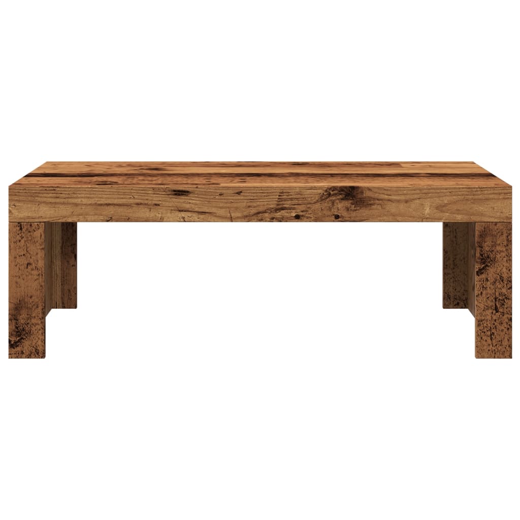 Coffee table, old wood, 102x50x35 cm, processed wood