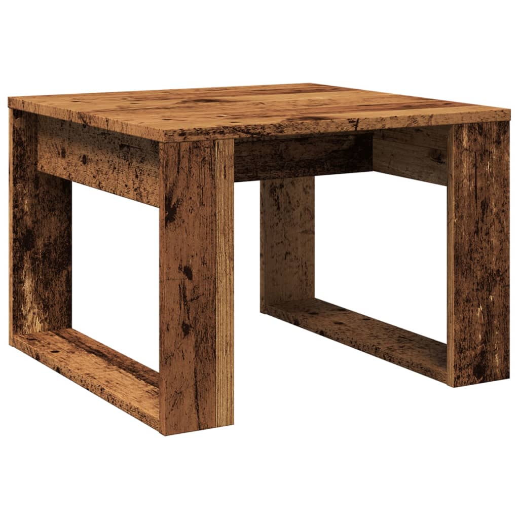 Side table, old wood, 50x50x35 cm, processed wood