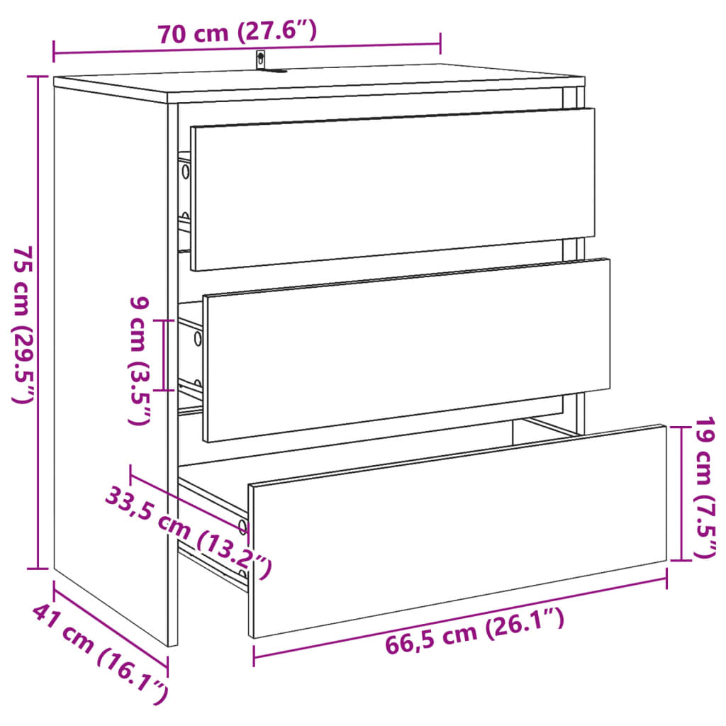 Dulap, lemn vechi, 70x41x75 cm, lemn prelucrat