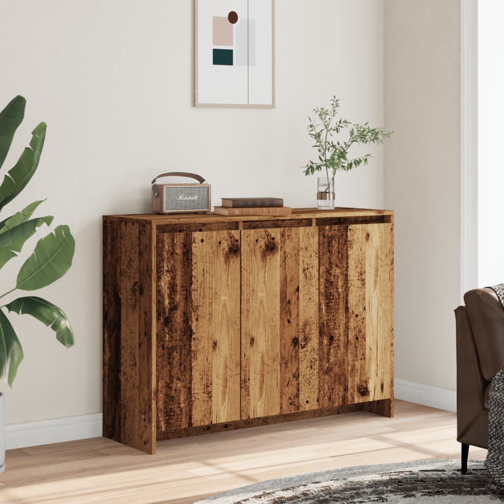 Sideboard, old wood, 102x33x75 cm, processed wood