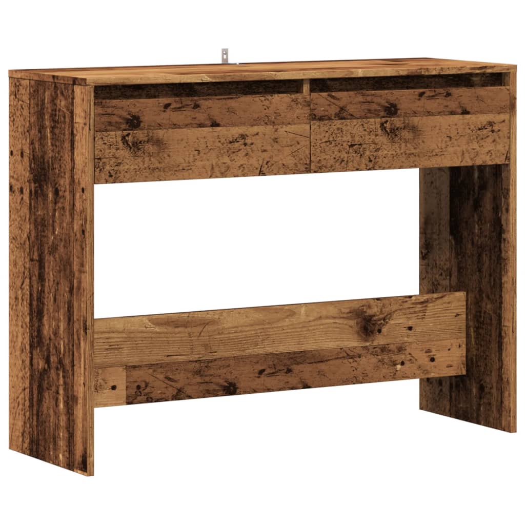 Console table, old wood, 100x35x76.5 cm, processed wood