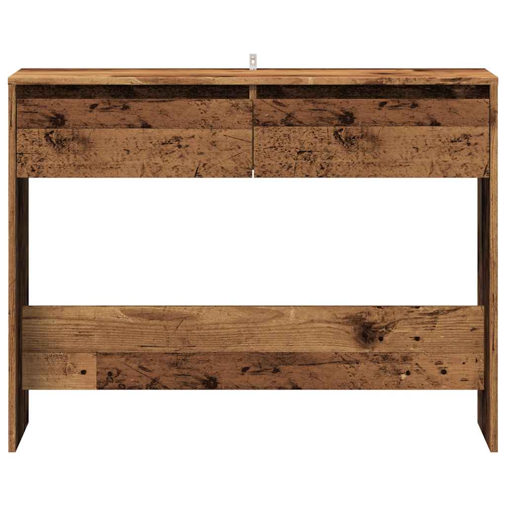 Console table, old wood, 100x35x76.5 cm, processed wood