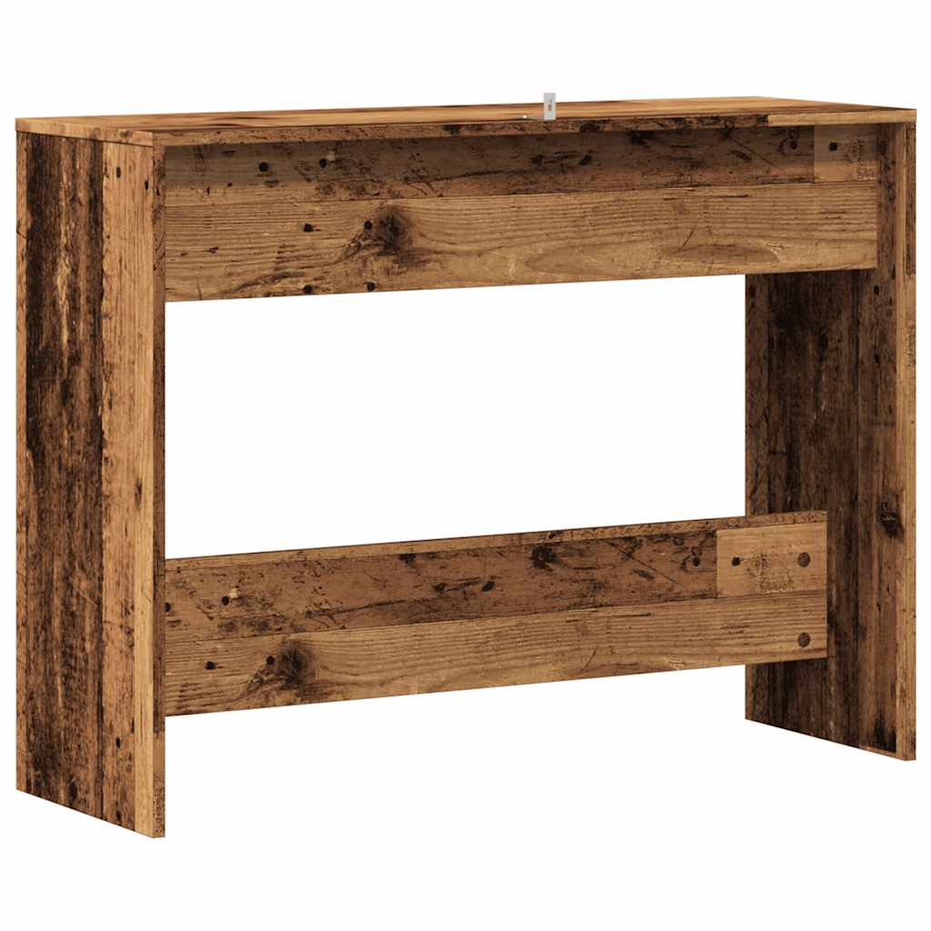 Console table, old wood, 100x35x76.5 cm, processed wood