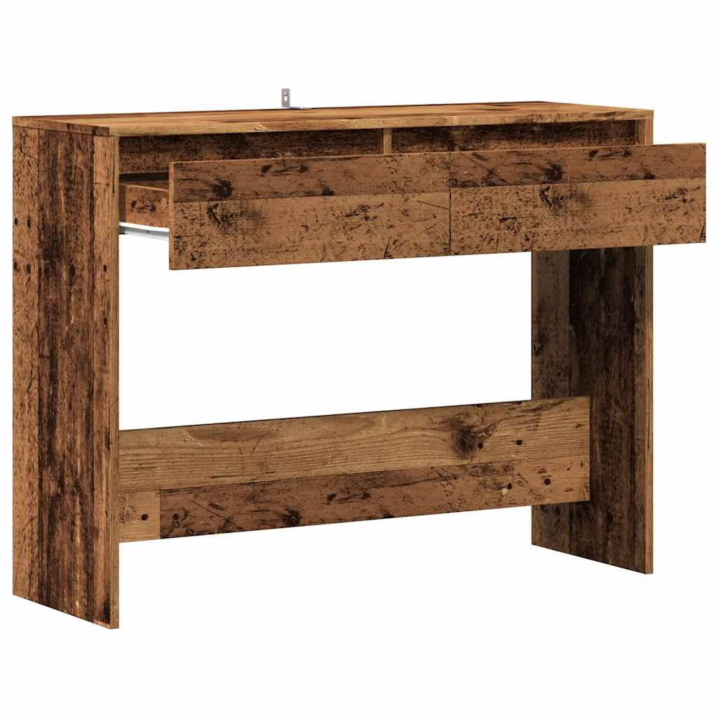 Console table, old wood, 100x35x76.5 cm, processed wood