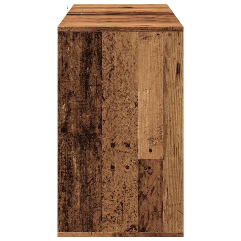 Wardrobe, old wood, 120x41x75 cm, processed wood