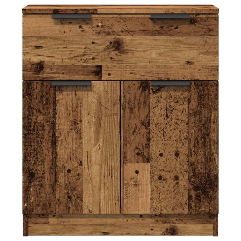 Wardrobe, aged wood, 60x30x70 cm, processed wood