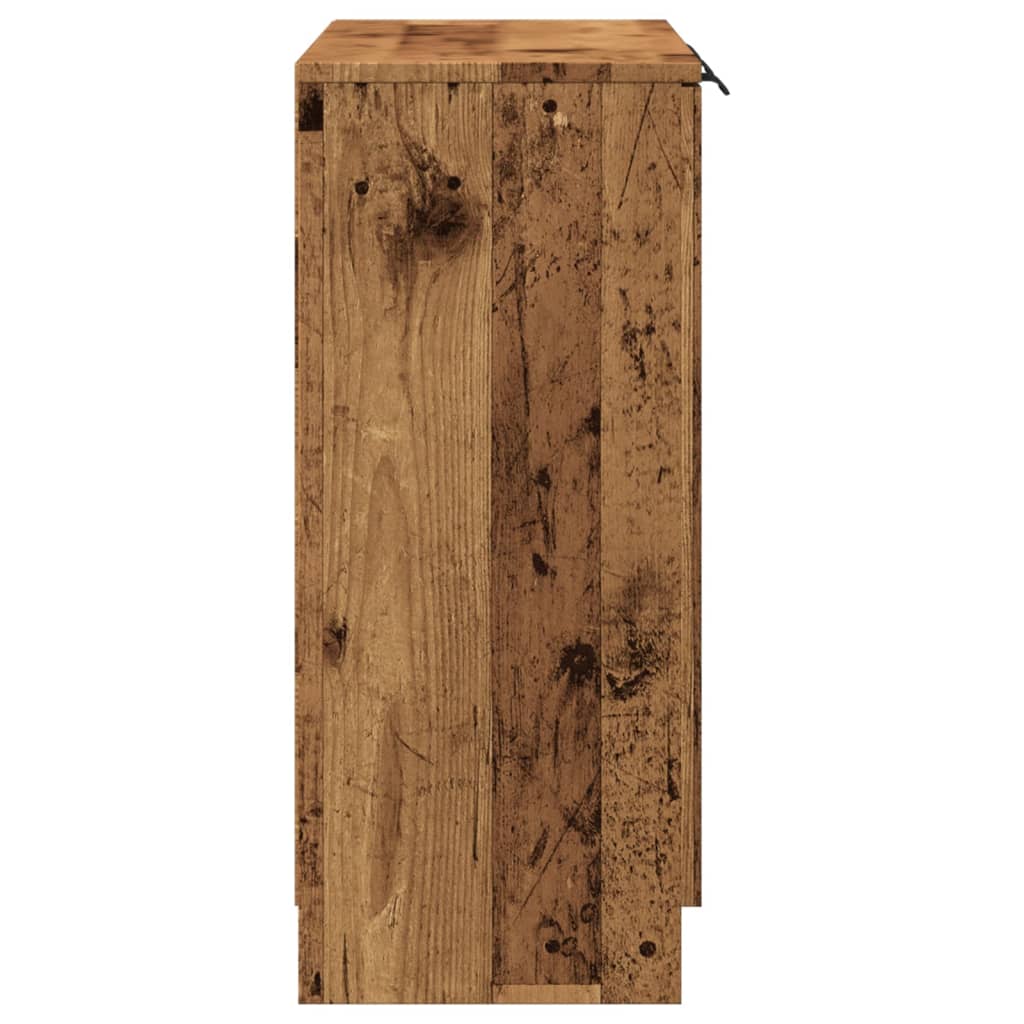 Wardrobe, old wood, 90.5x30x70 cm, processed wood