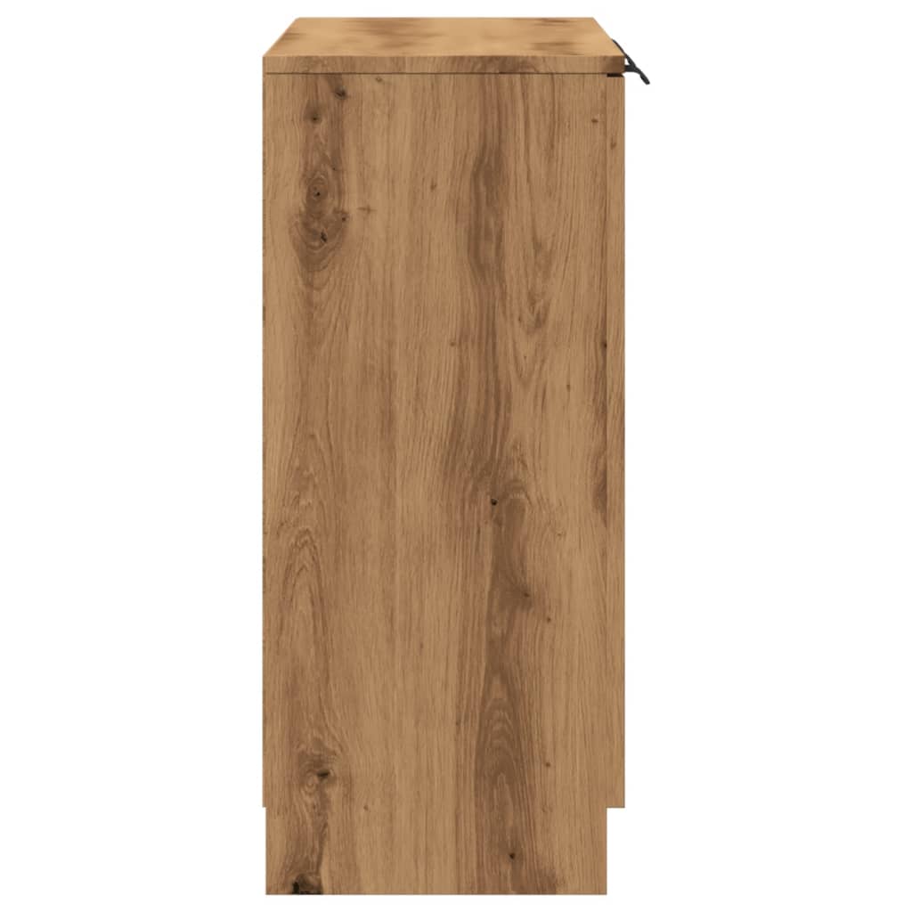 Cabinet, handcrafted oak, 90.5x30x70 cm, processed wood