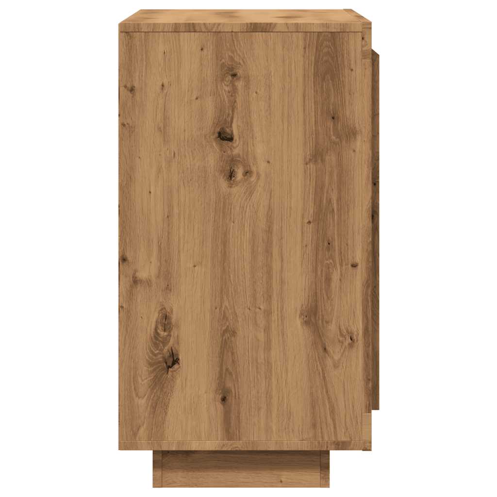 Cabinet, Artisanal Oak, 80x40x75 cm, processed wood