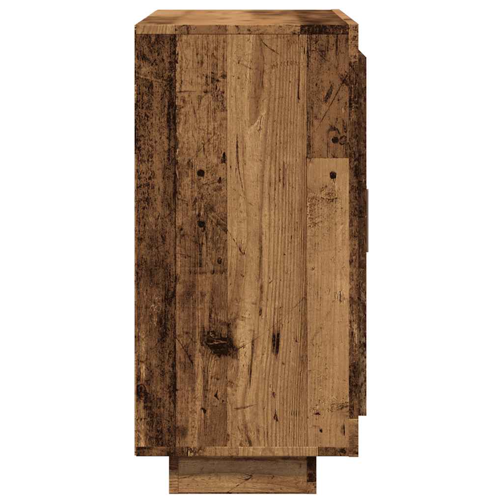 Wardrobe, old wood, 92x35x75 cm, composite wood